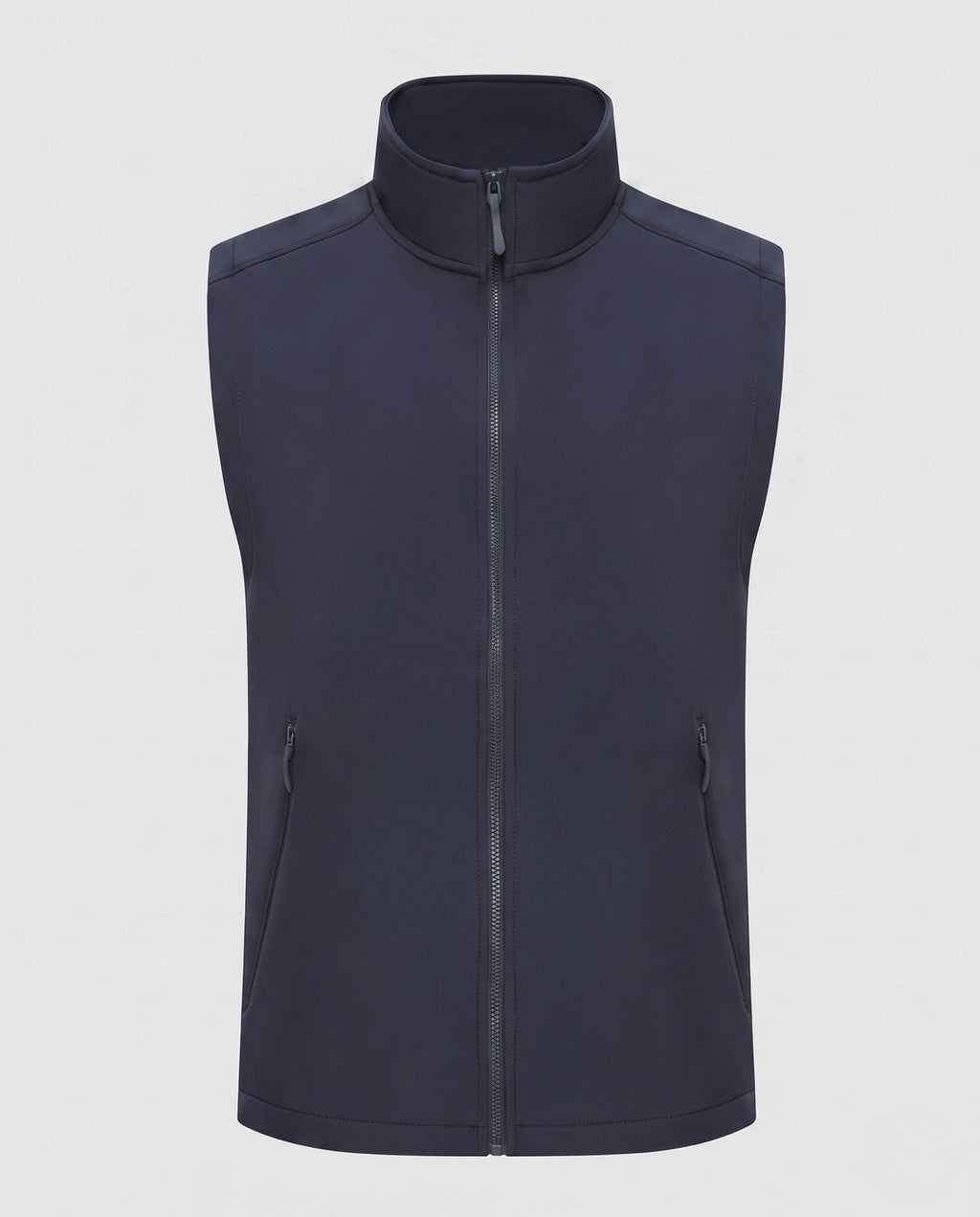 Women's Sporty Quilted Vest with High Collar
