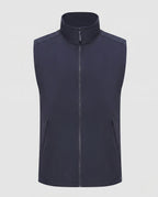 Women's Sporty Quilted Vest with High Collar