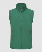 Women's Sporty Quilted Vest with High Collar
