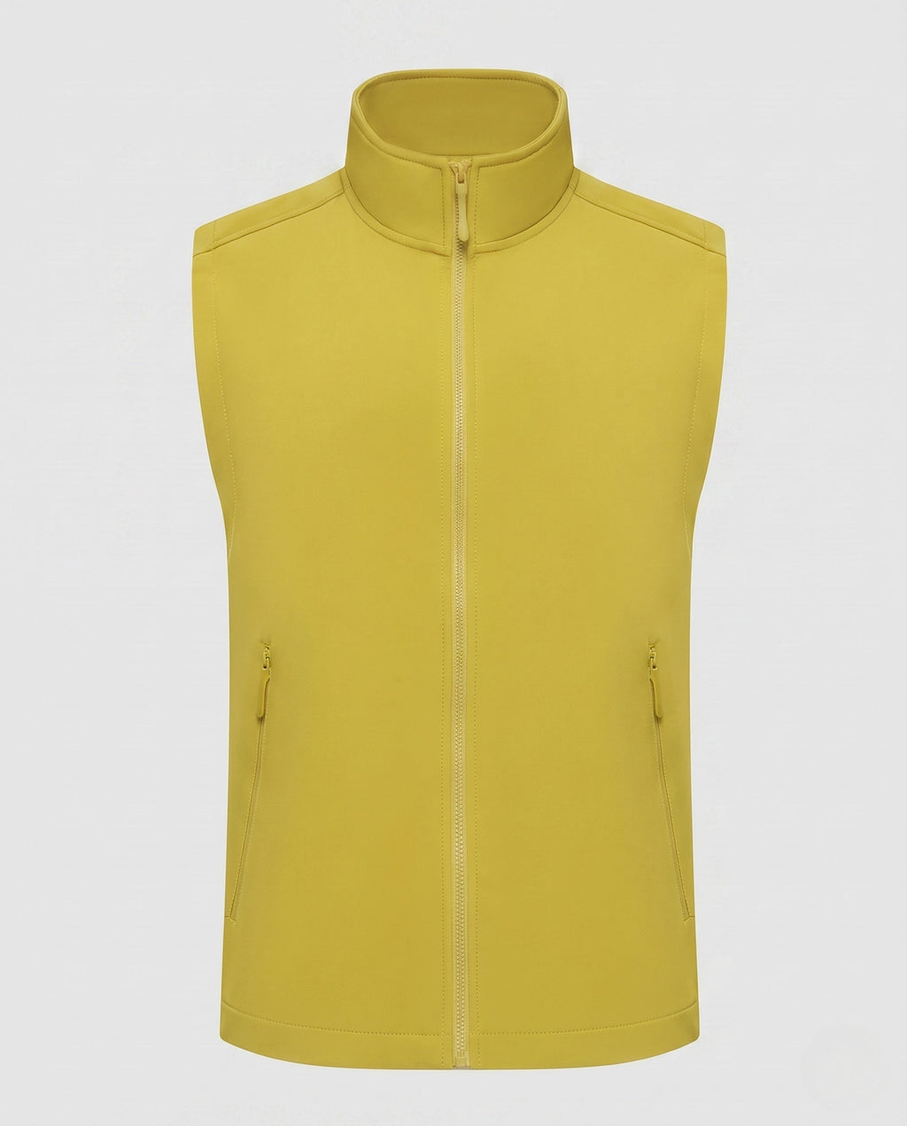 Women's Sporty Quilted Vest with High Collar
