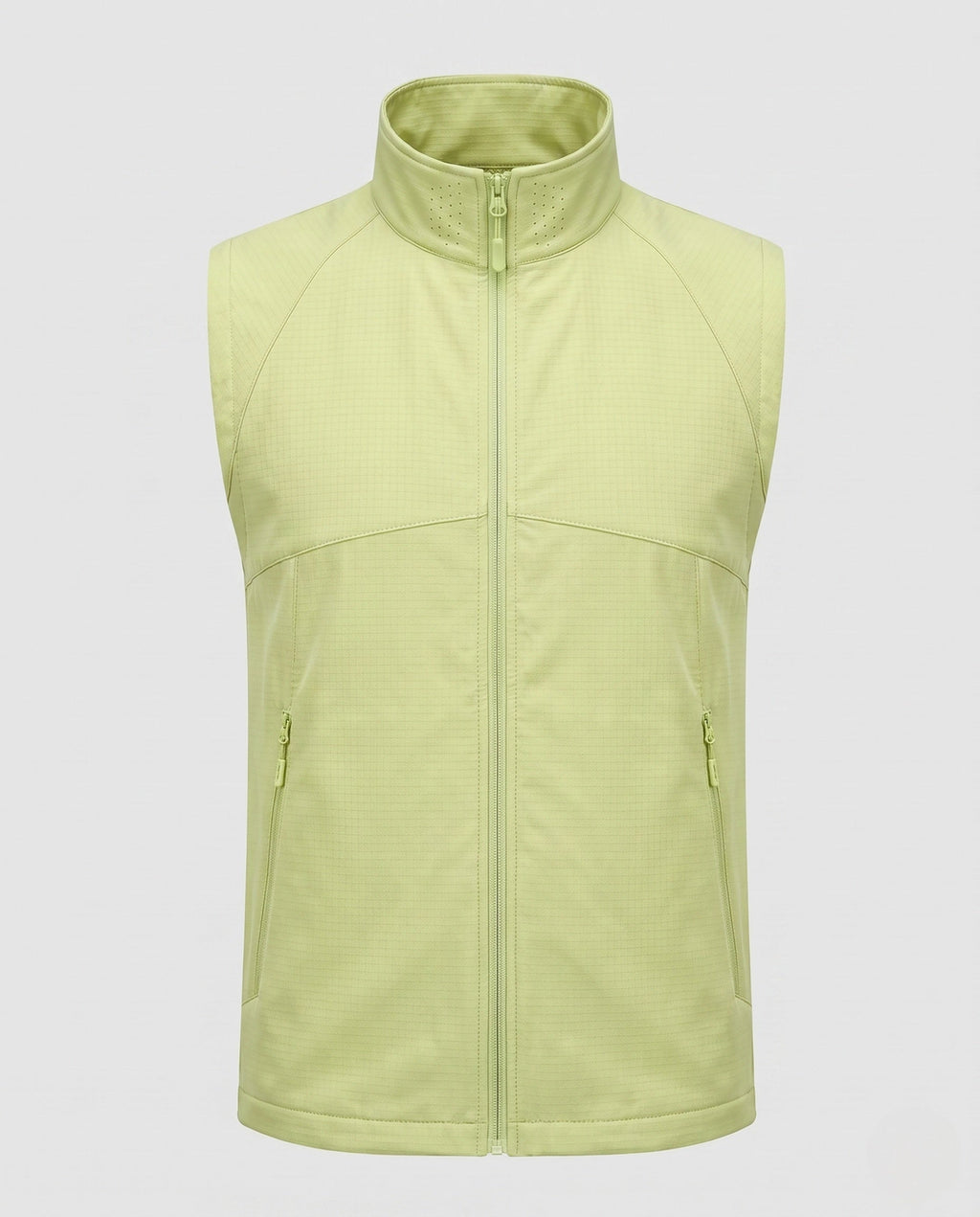 Women's Sporty Quilted Vest with High Collar