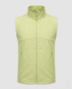Women's Sporty Quilted Vest with High Collar