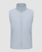 Women's Sporty Quilted Vest with High Collar