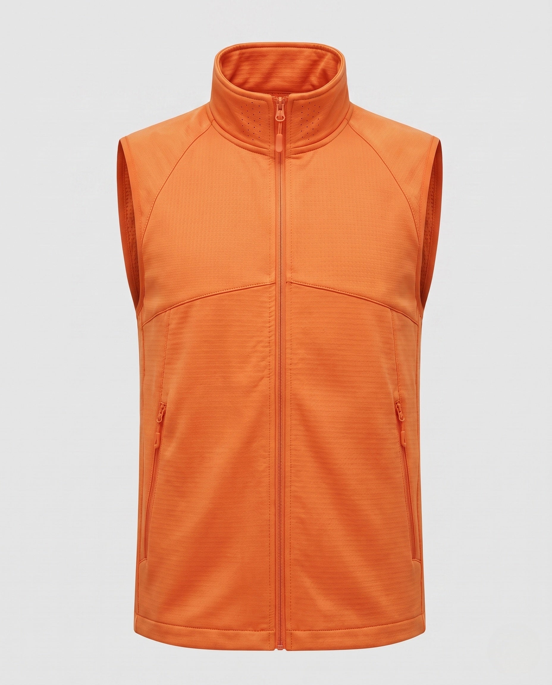 Women's Sporty Quilted Vest with High Collar