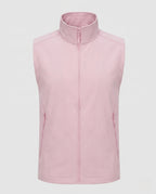 Women's Sporty Quilted Vest with High Collar
