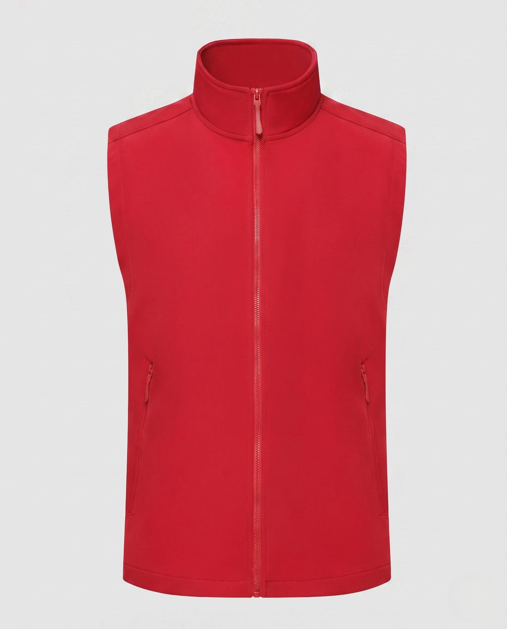 Women's Sporty Quilted Vest with High Collar