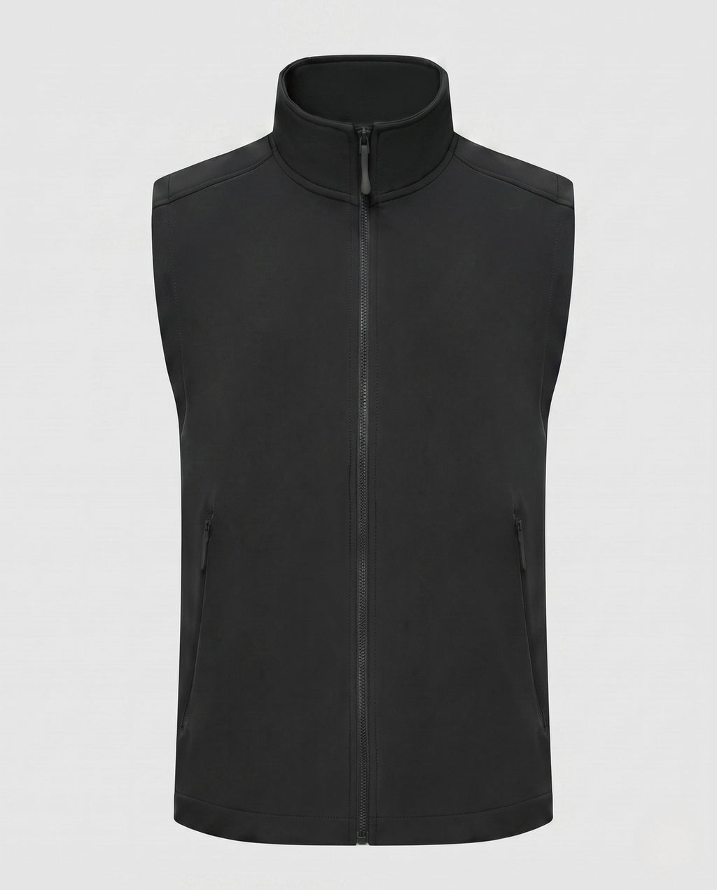 Women's Sporty Quilted Vest with High Collar