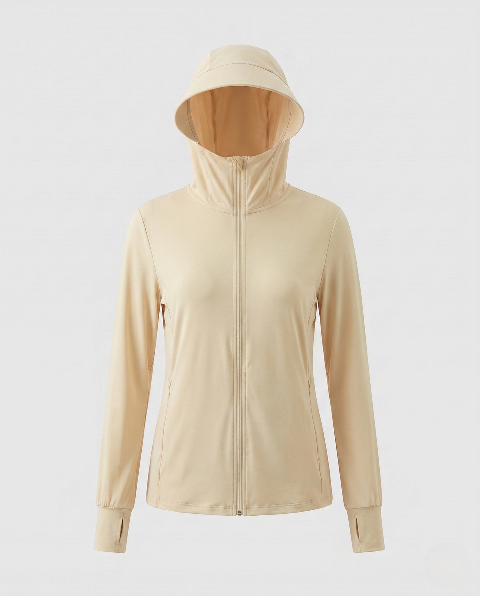 Women's Sporty Wind Jacket with Lightweight, Water-Repellent Material