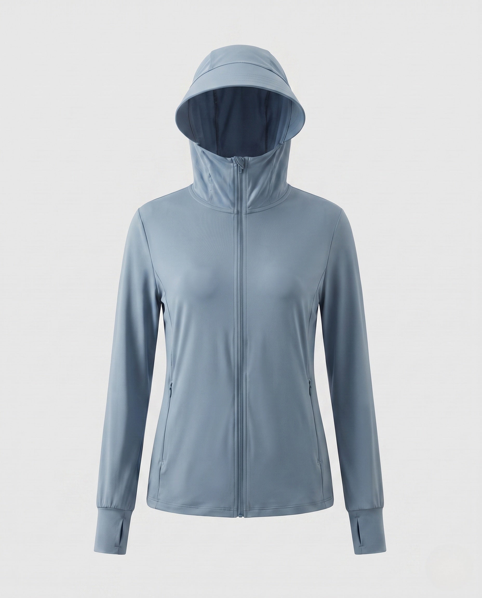 Women's Sporty Wind Jacket with Lightweight, Water-Repellent Material