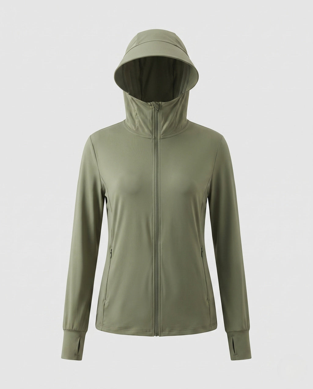 Women's Sporty Wind Jacket with Lightweight, Water-Repellent Material