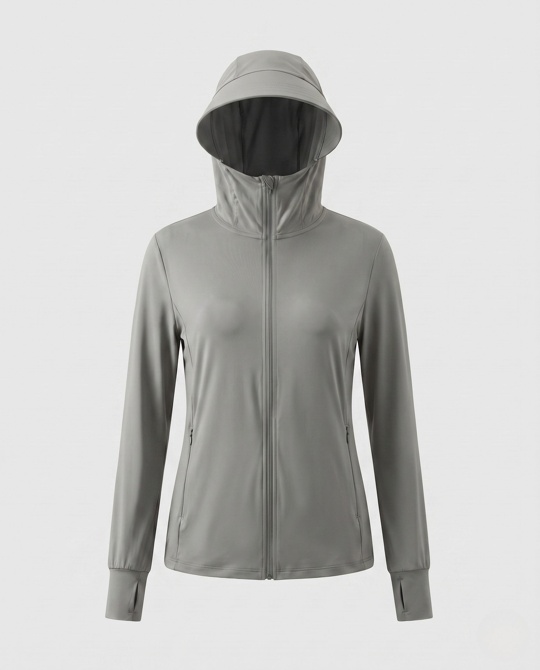 Women's Sporty Wind Jacket with Lightweight, Water-Repellent Material