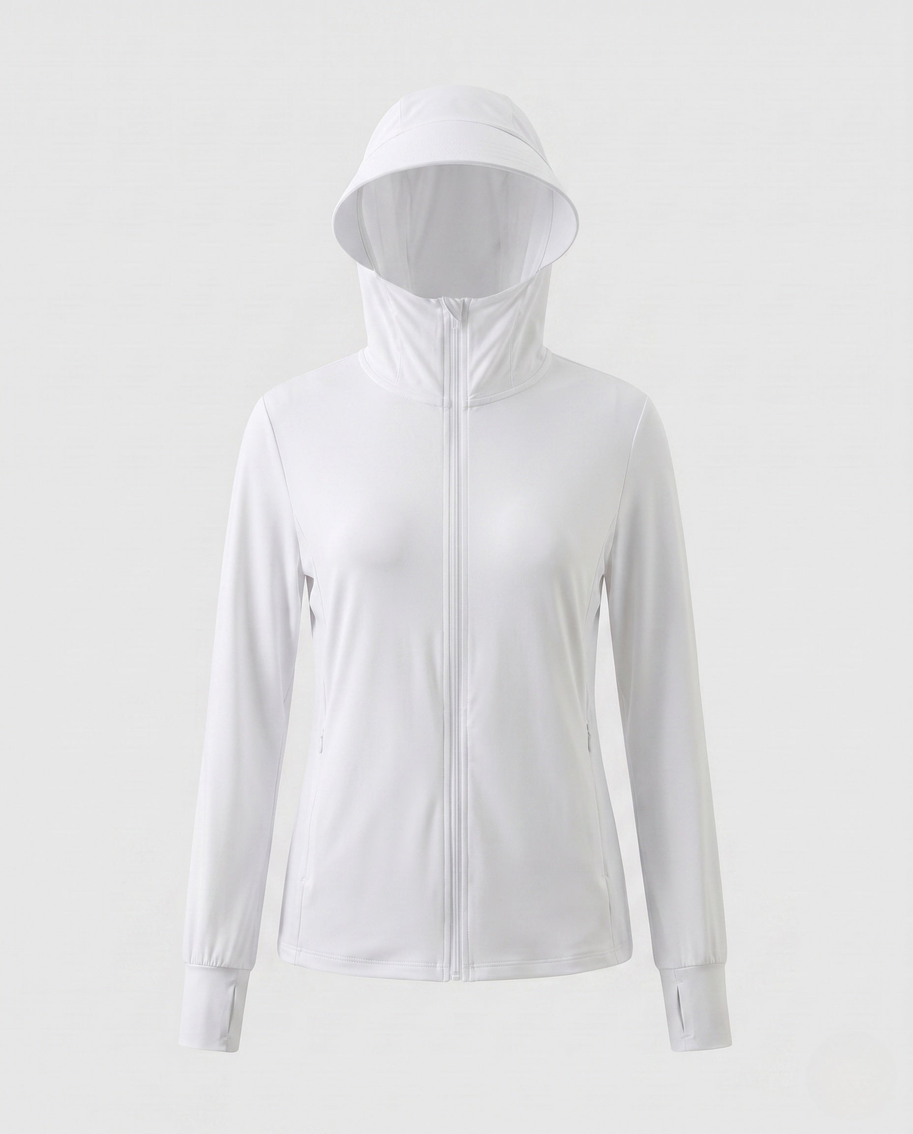 Women's Sporty Wind Jacket with Lightweight, Water-Repellent Material