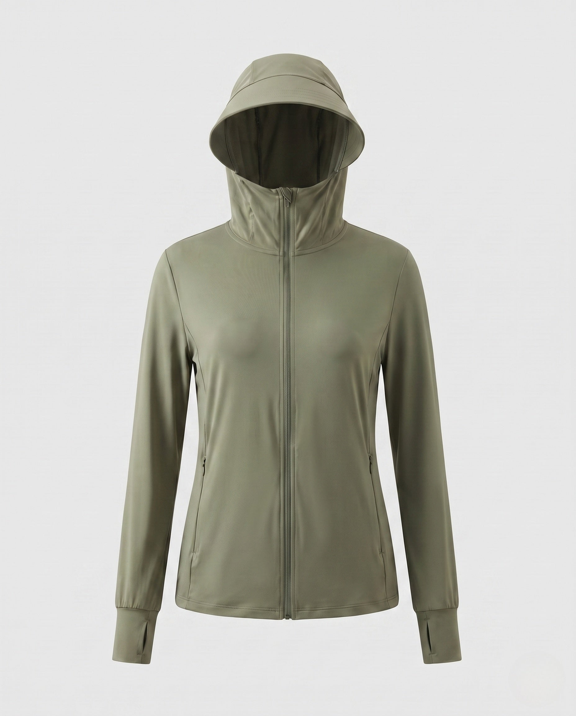 Women's Sporty Wind Jacket with Lightweight, Water-Repellent Material