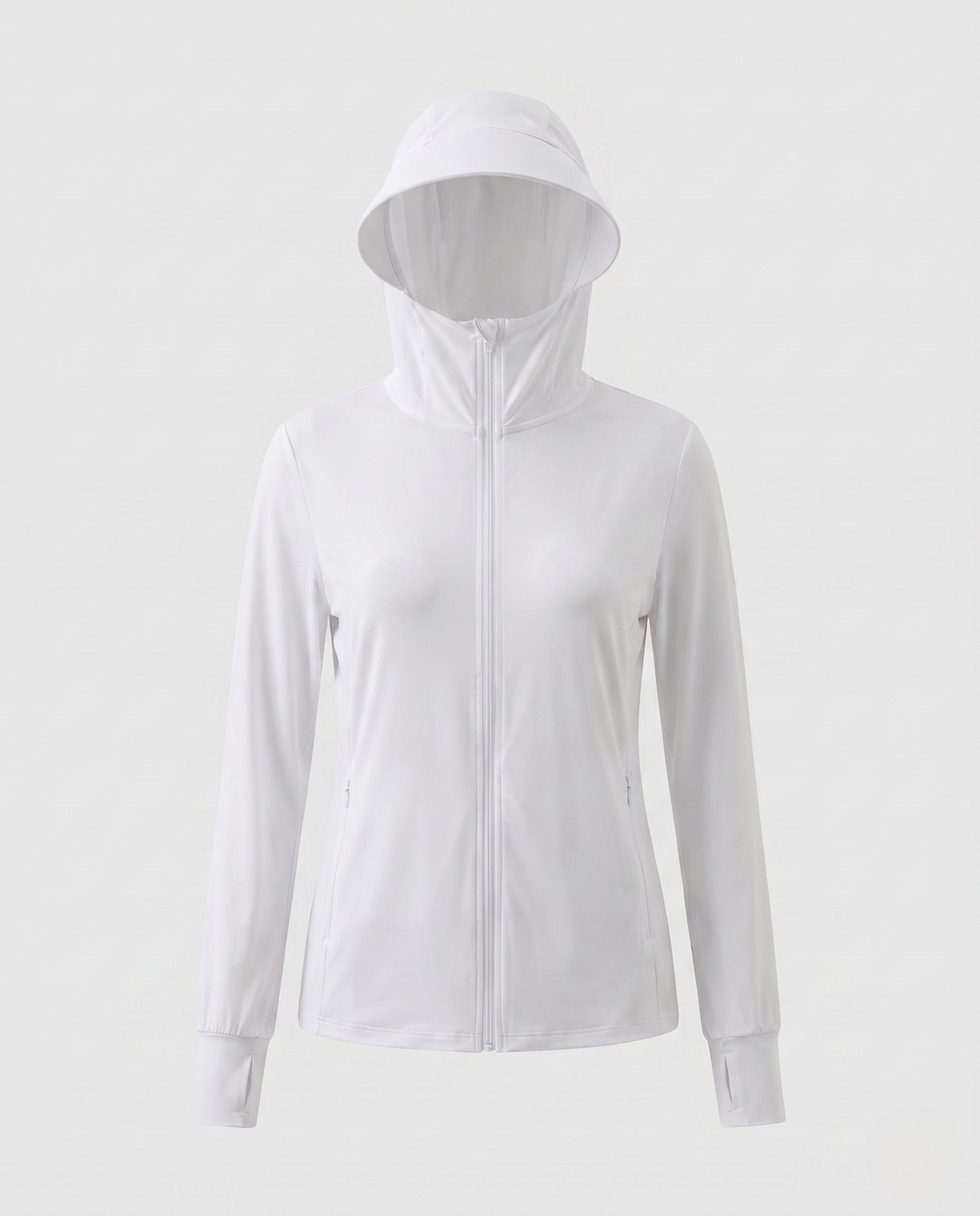 Women's Sporty Wind Jacket with Lightweight, Water-Repellent Material