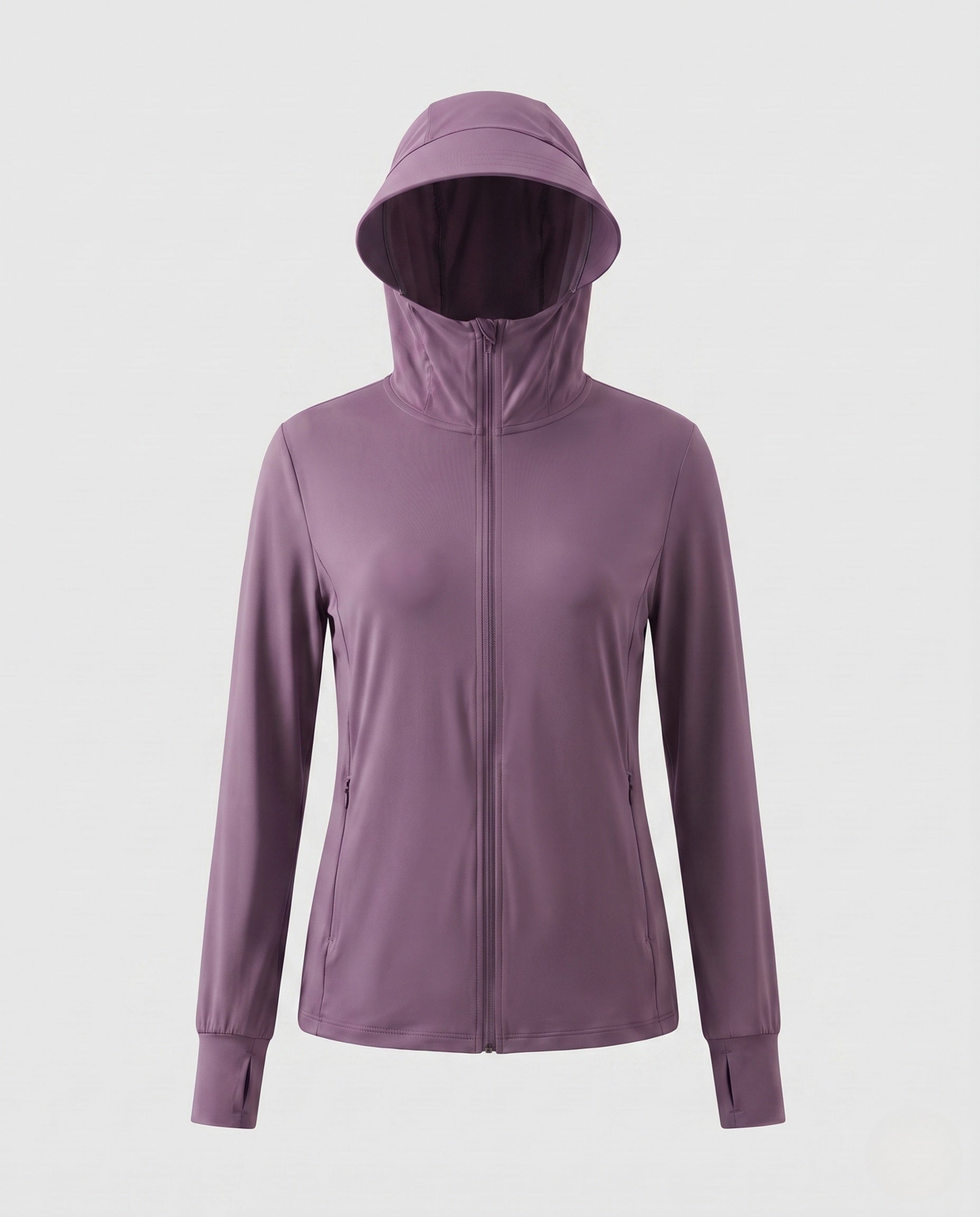 Women's Sporty Wind Jacket with Lightweight, Water-Repellent Material