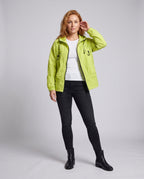 Women's UV Protection Jacket with High Collar, Breathable Properties - Front View