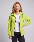 Women's UV Protection Jacket with High Collar, Breathable Properties - Upper Body View