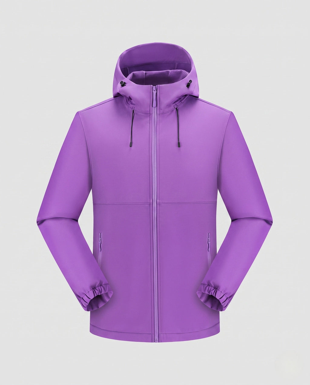 Women's Water-Repellent Functional Jacket with Adjustable Hood