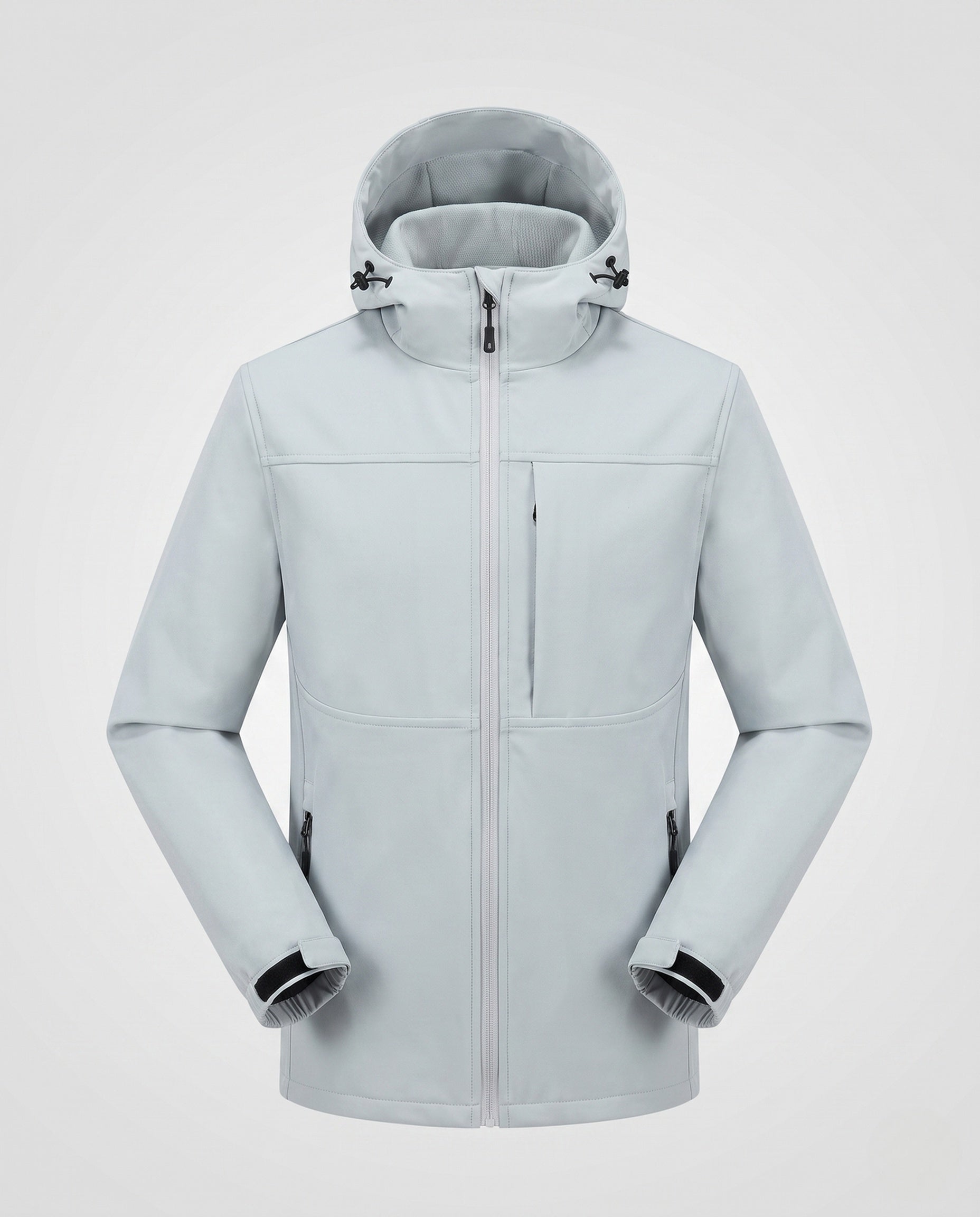 Women's Water-Repellent Outdoor Jacket with Adjustable Hood