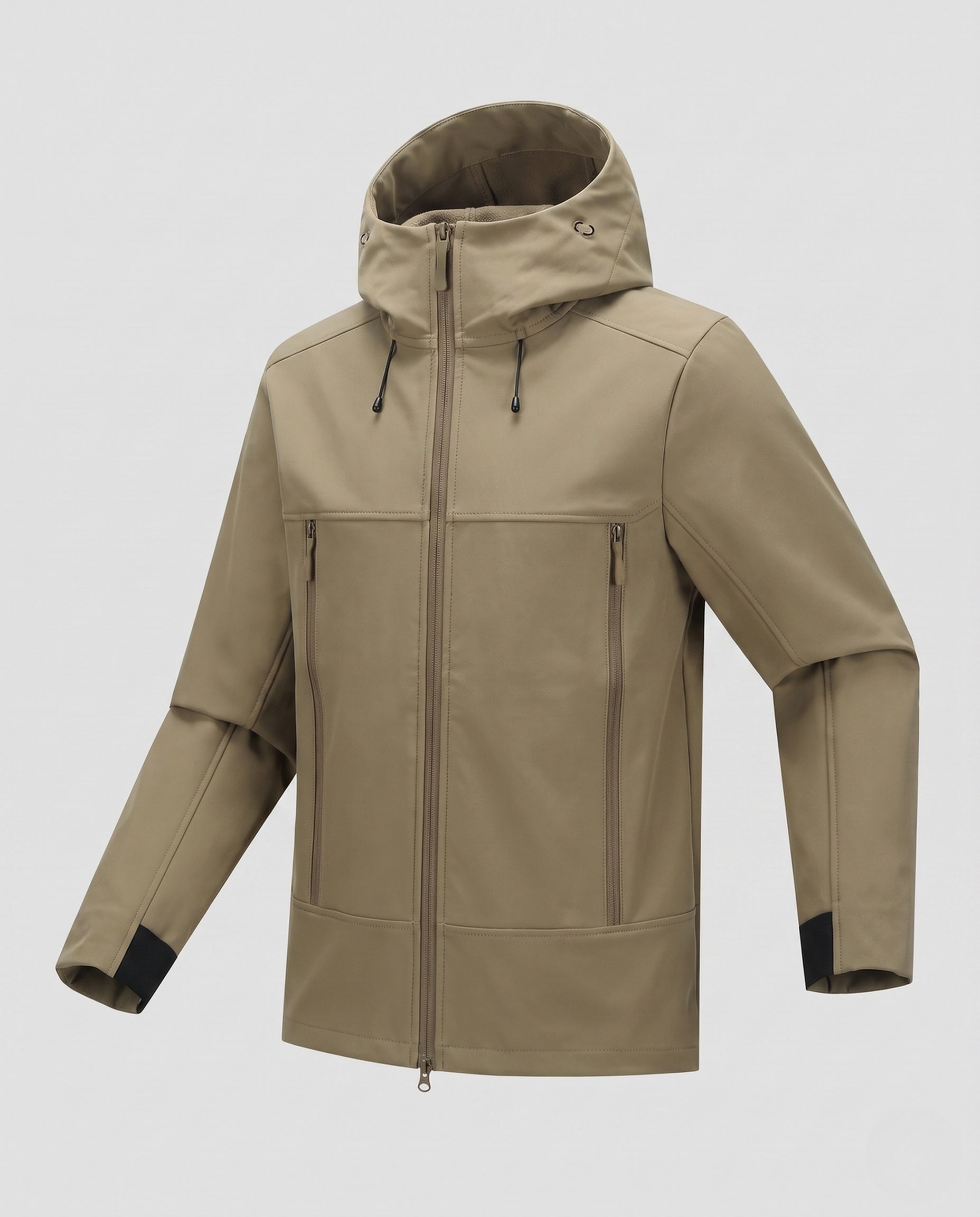 Women's Water-Repellent Outdoor Jacket with Adjustable Hood