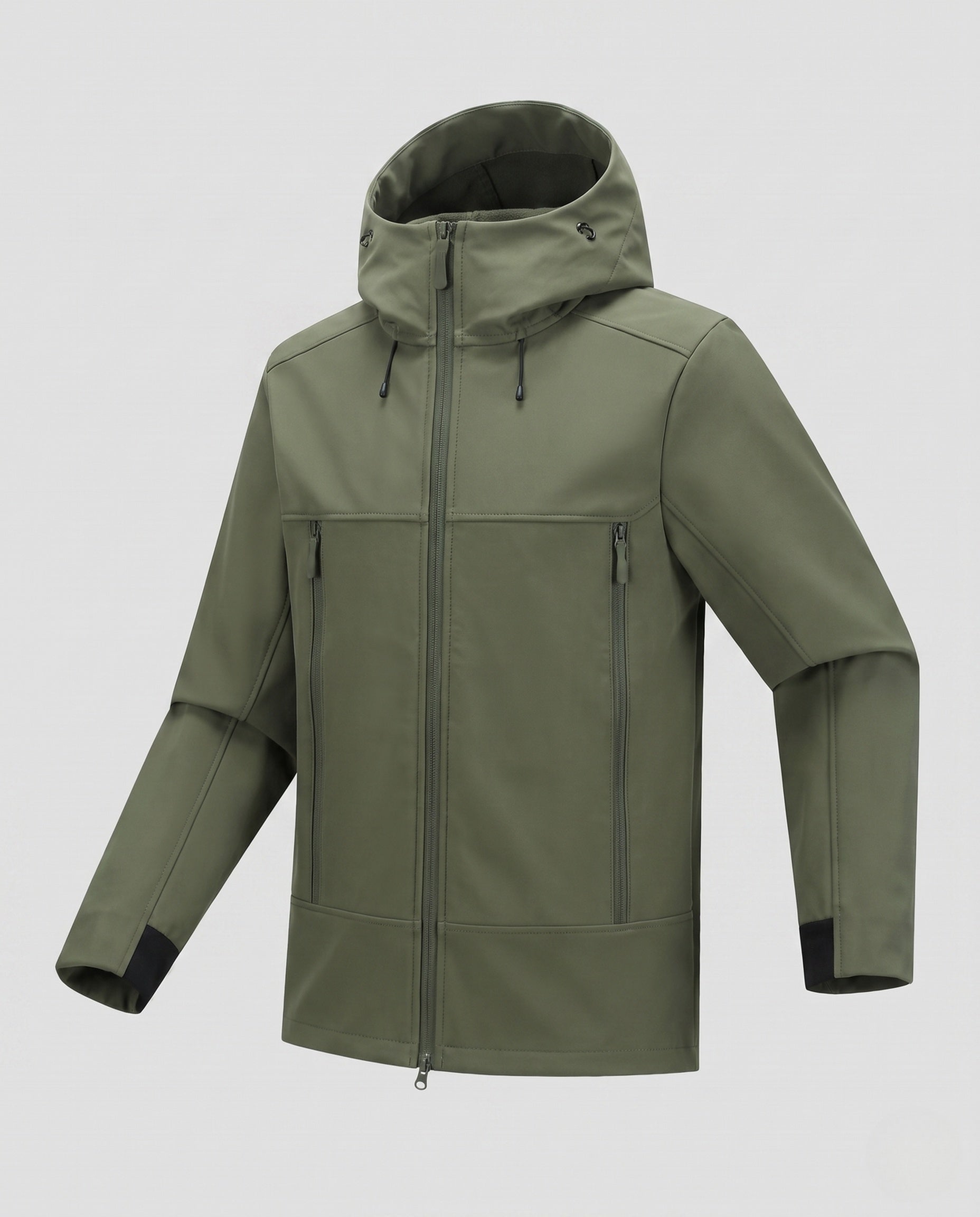 Women's Water-Repellent Outdoor Jacket with Adjustable Hood