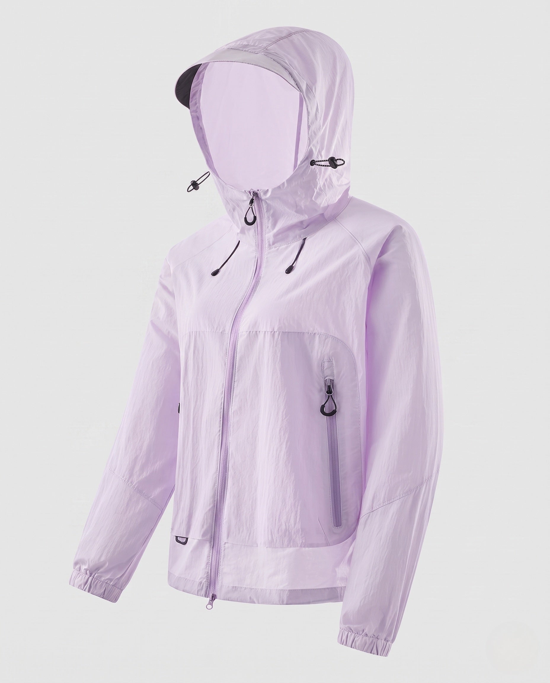 Women's Windproof Softshell Jacket with Adjustable Hood