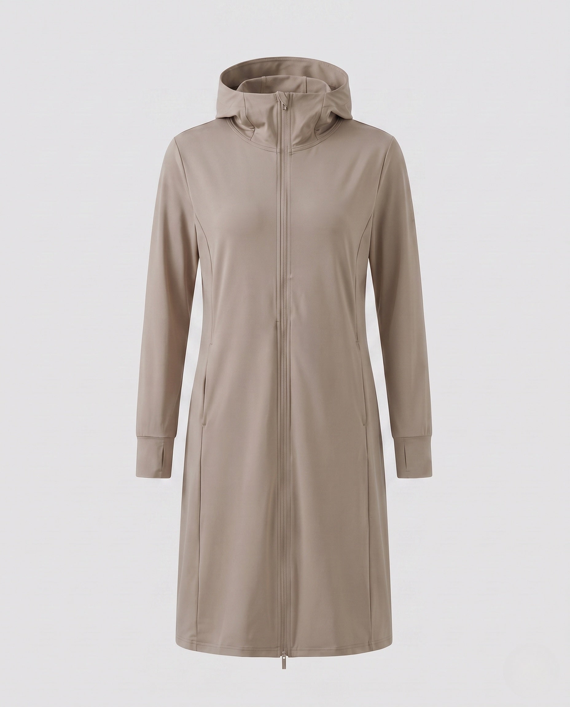 Women's Functional Coat with Hood and UV Protection