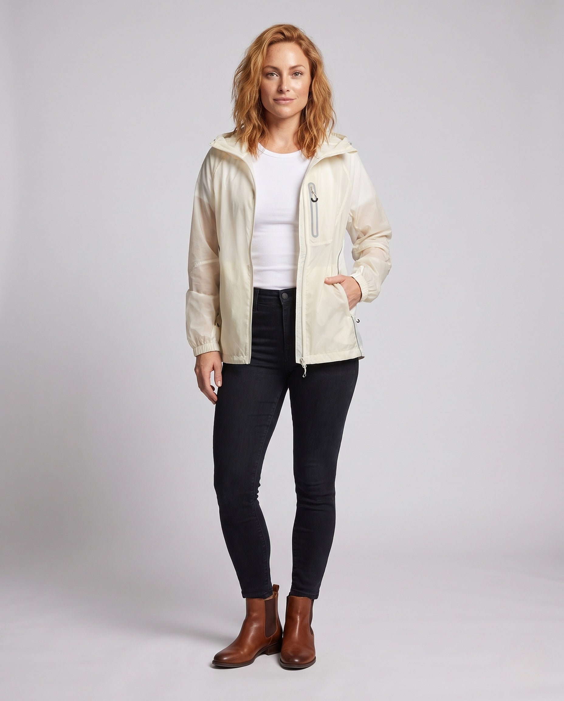 Women's Breathable Leisure Jacket - Front View