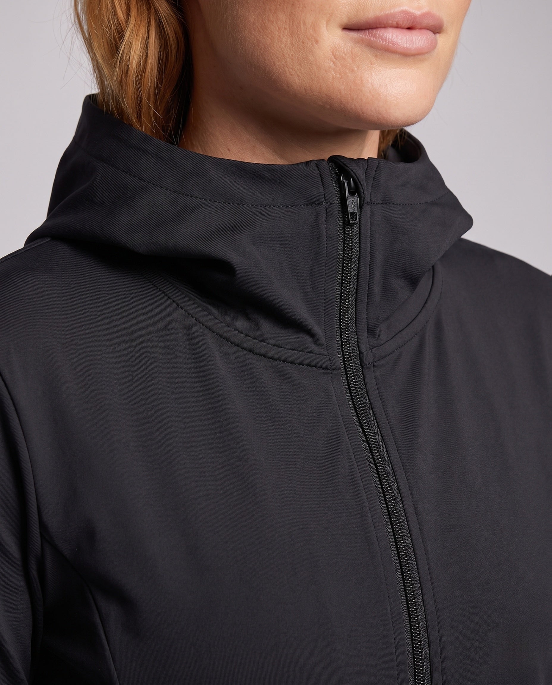 Women's Breathable Hoodie with UV Protection - Close-Up Detail
