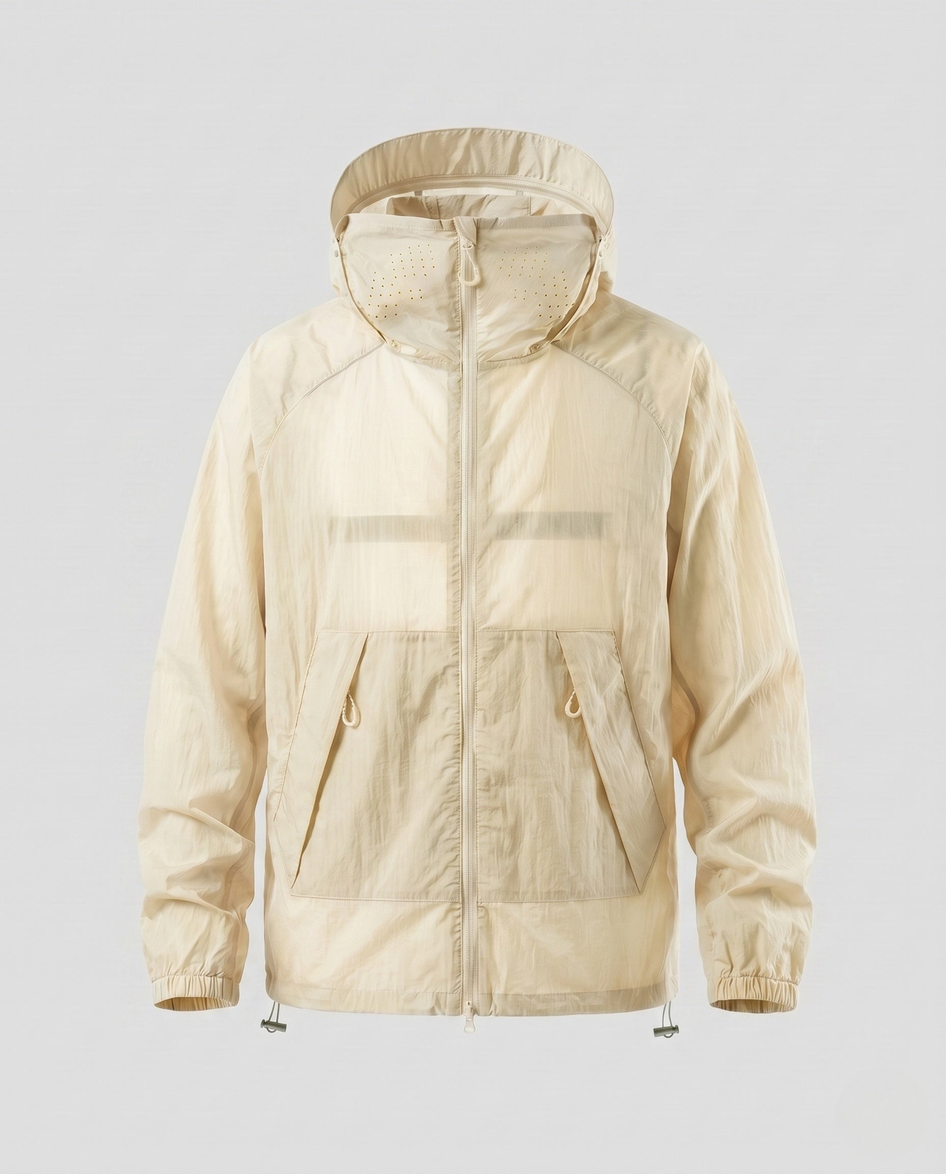 Women's Breathable Rain Jacket with Multifunctional Hood
