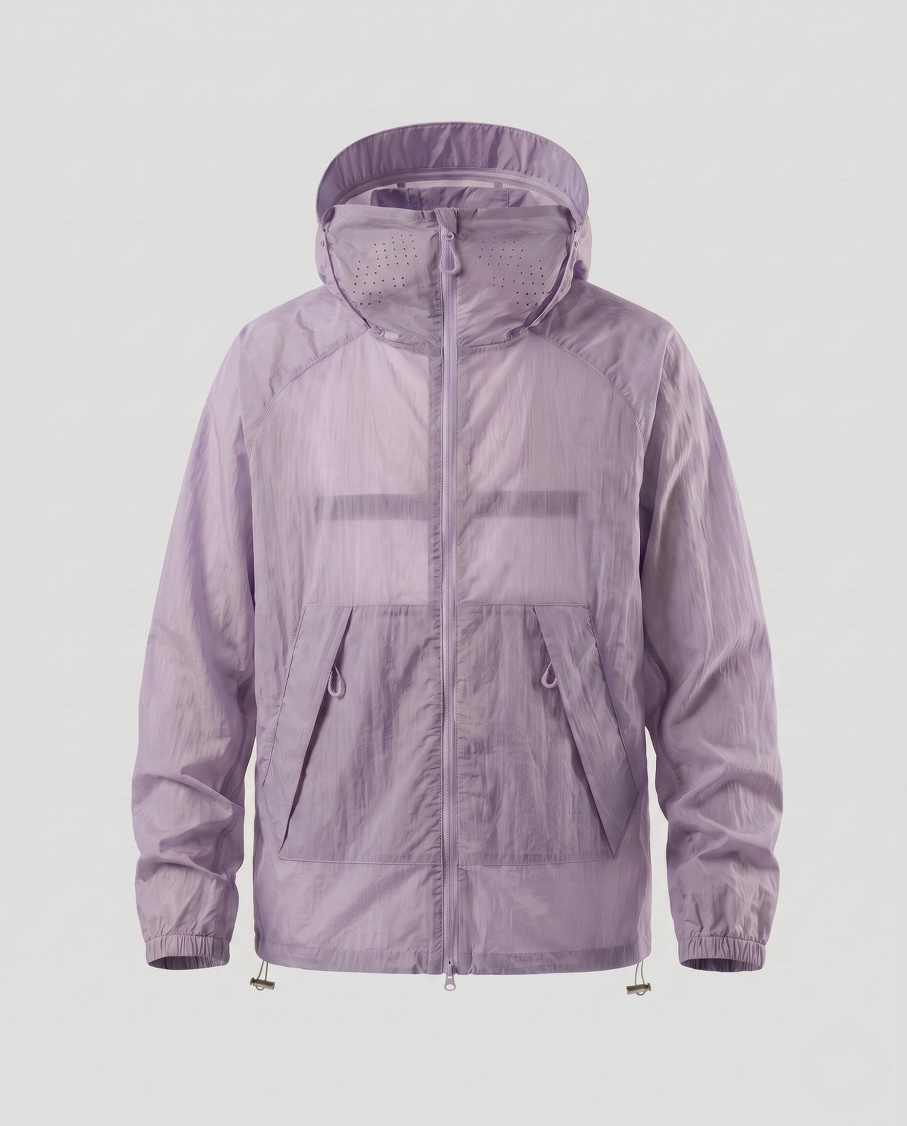 Women's Breathable Rain Jacket with Multifunctional Hood