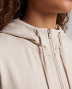 Women's Athletic and UV Protection Jacket with Adjustable Hood - Close-Up Detail