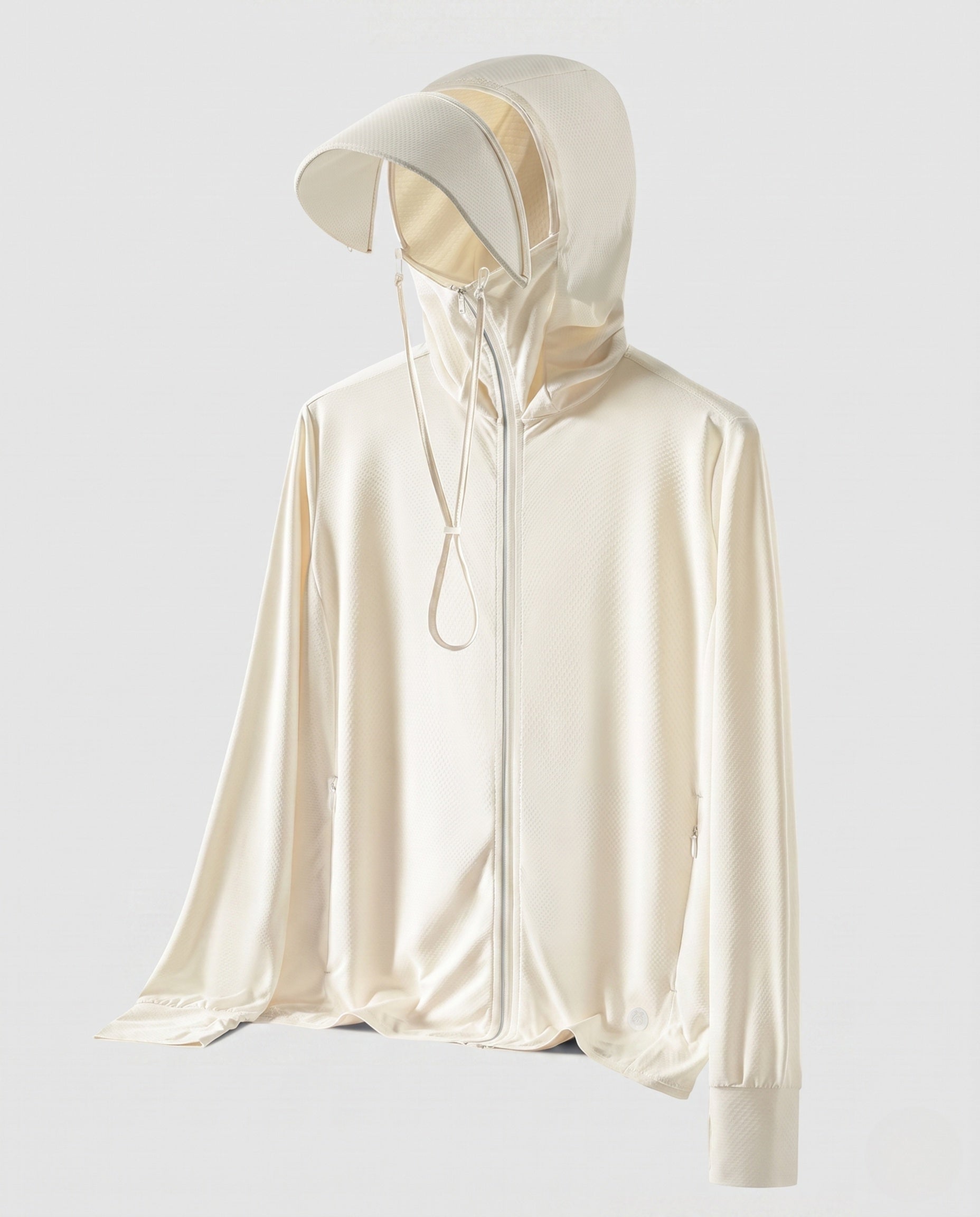 Women's Athletic and UV Protection Jacket with Adjustable Hood