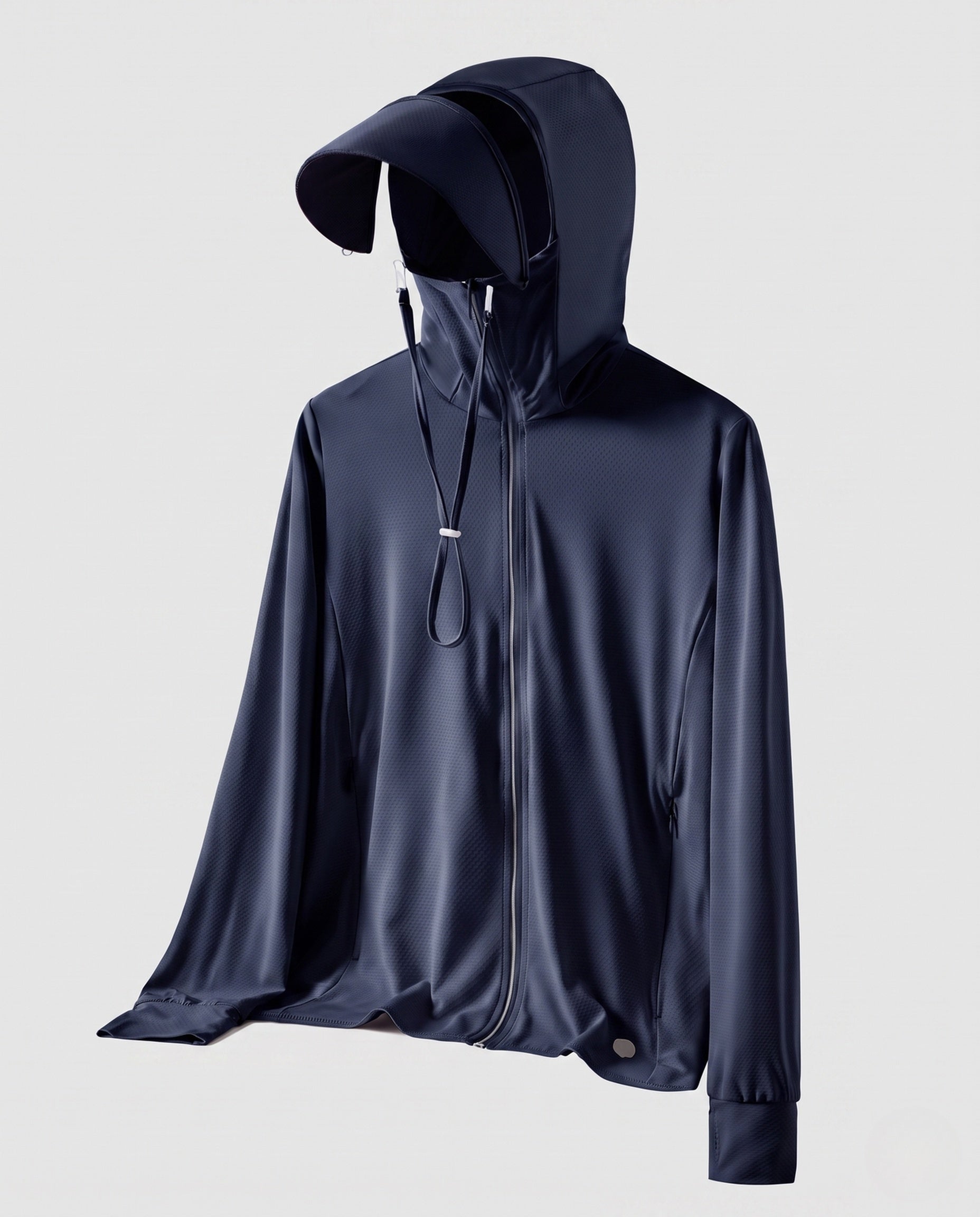 Women's Athletic and UV Protection Jacket with Adjustable Hood