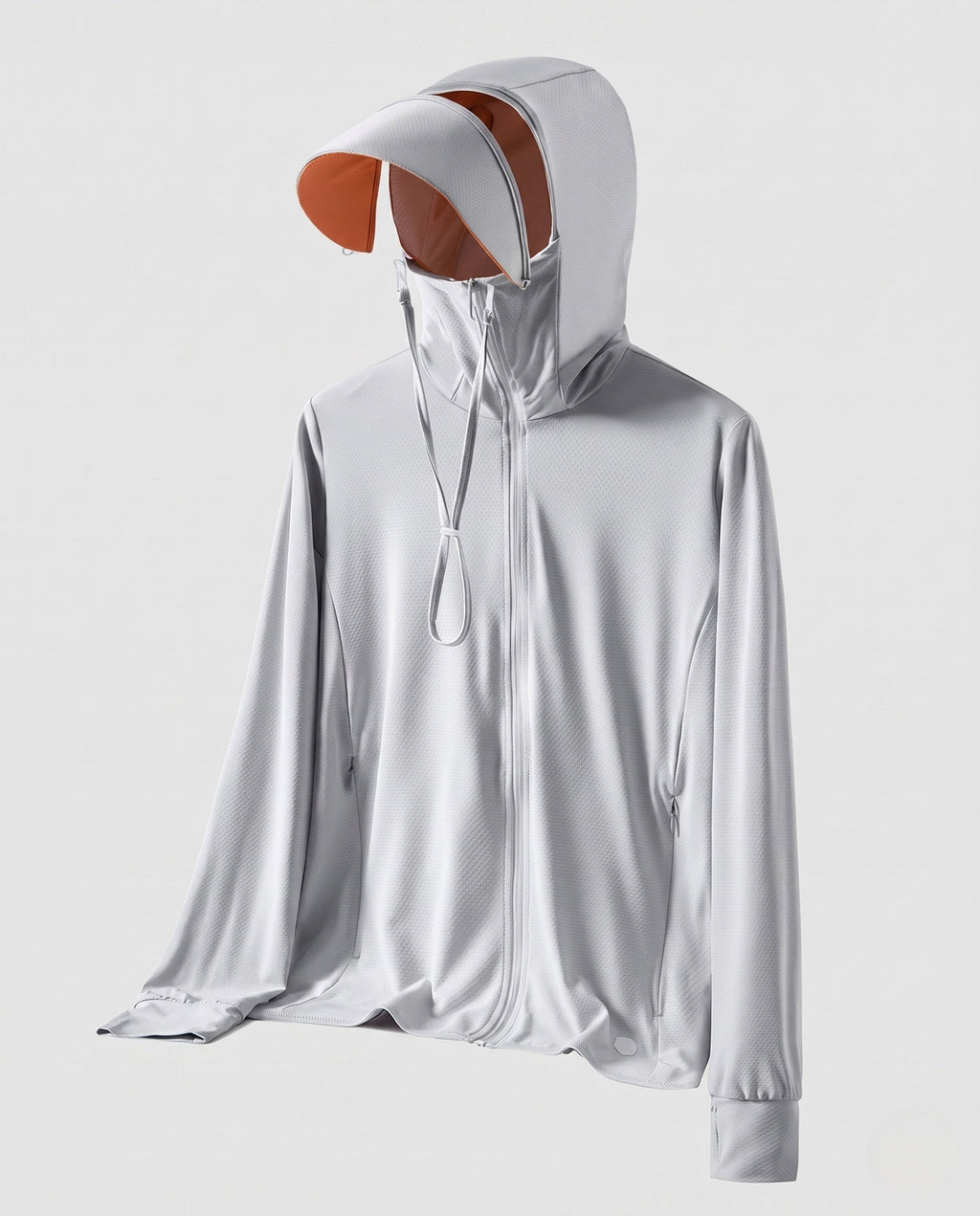 Women's Athletic and UV Protection Jacket with Adjustable Hood