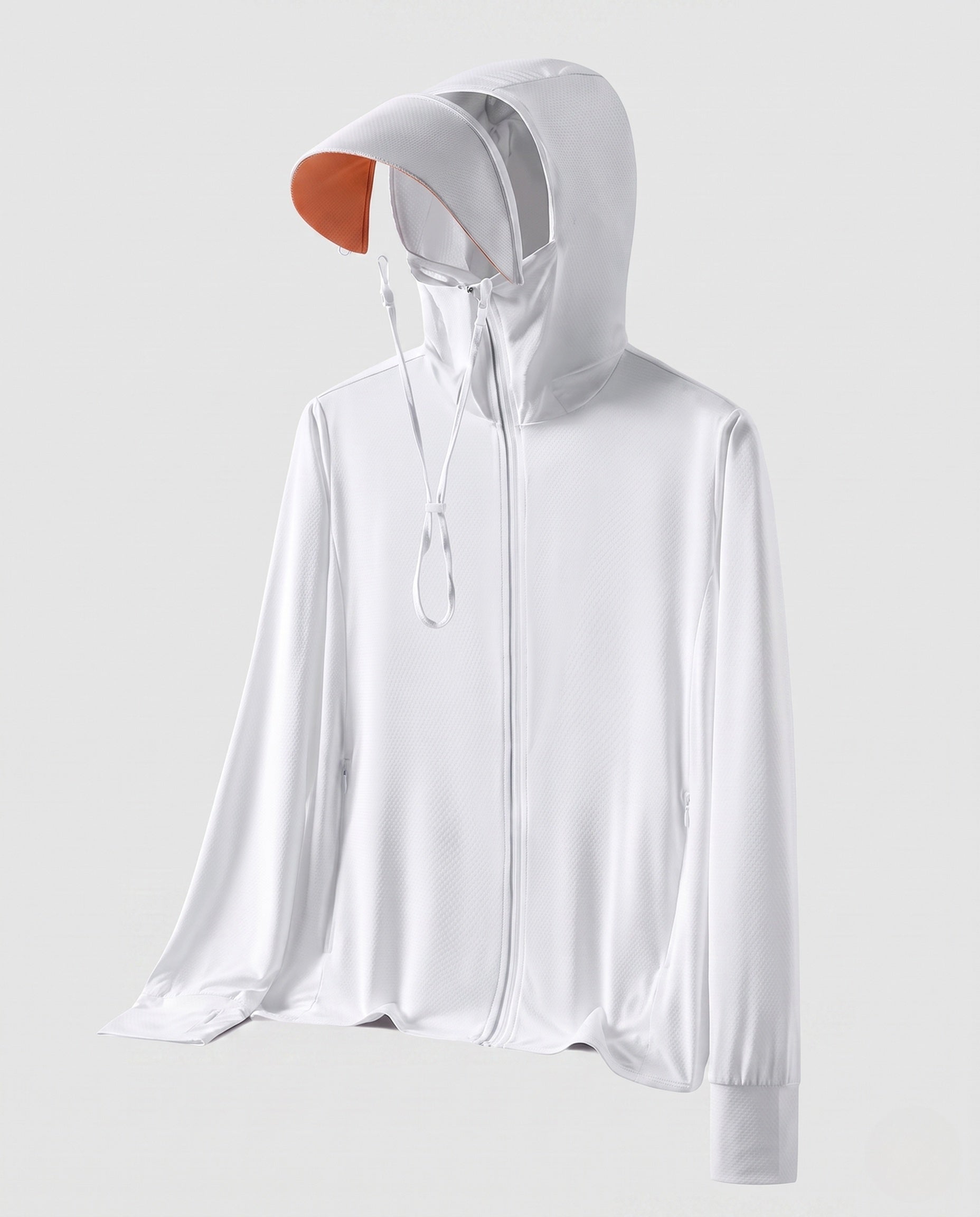 Women's Athletic and UV Protection Jacket with Adjustable Hood