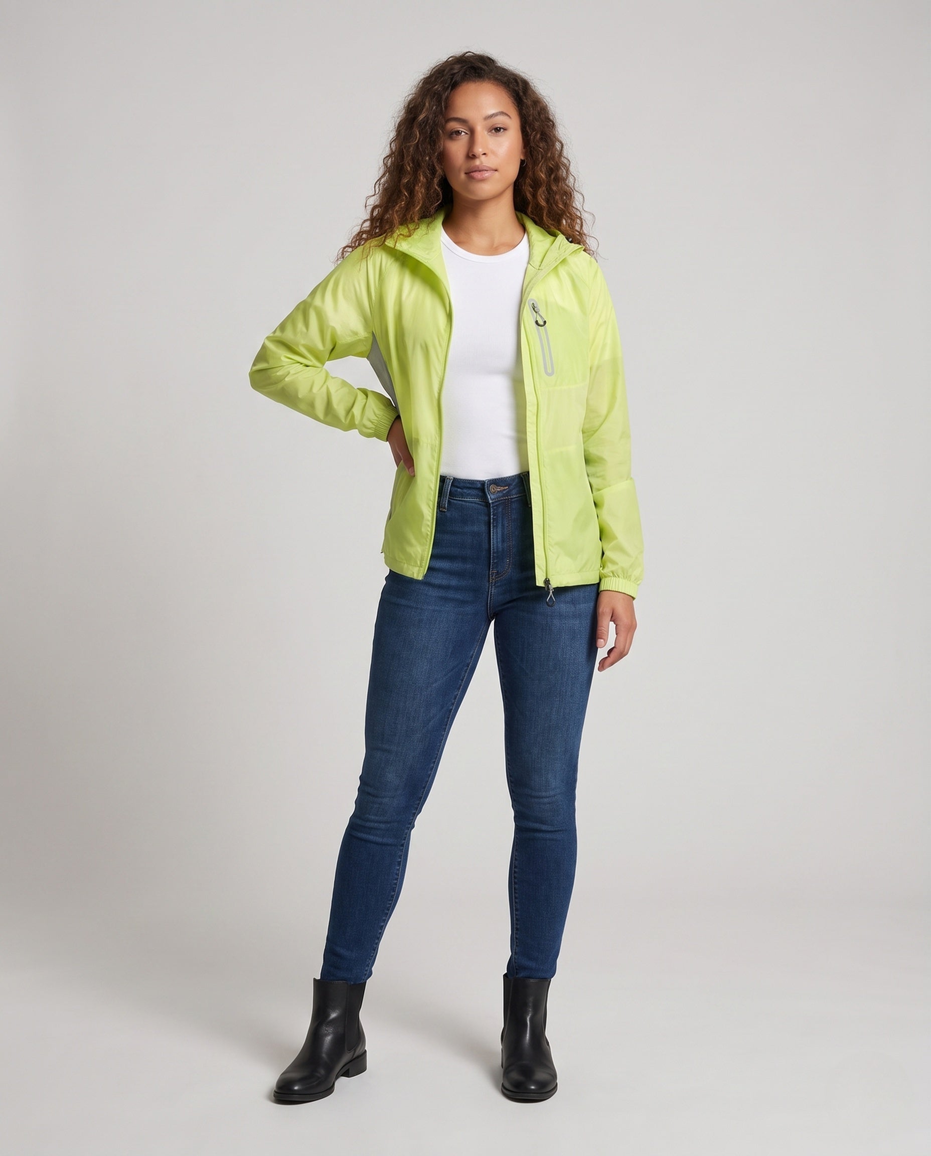 Women's Breathable UV Protection Jacket with Cooling Technology - Front View
