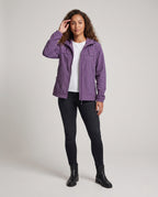Women's Breathable UV Protection Jacket with Adjustable Hood Collar - Front View