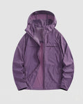 Women's Breathable UV Protection Jacket with Adjustable Hood Collar