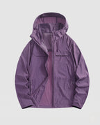 Women's Breathable UV Protection Jacket with Adjustable Hood Collar