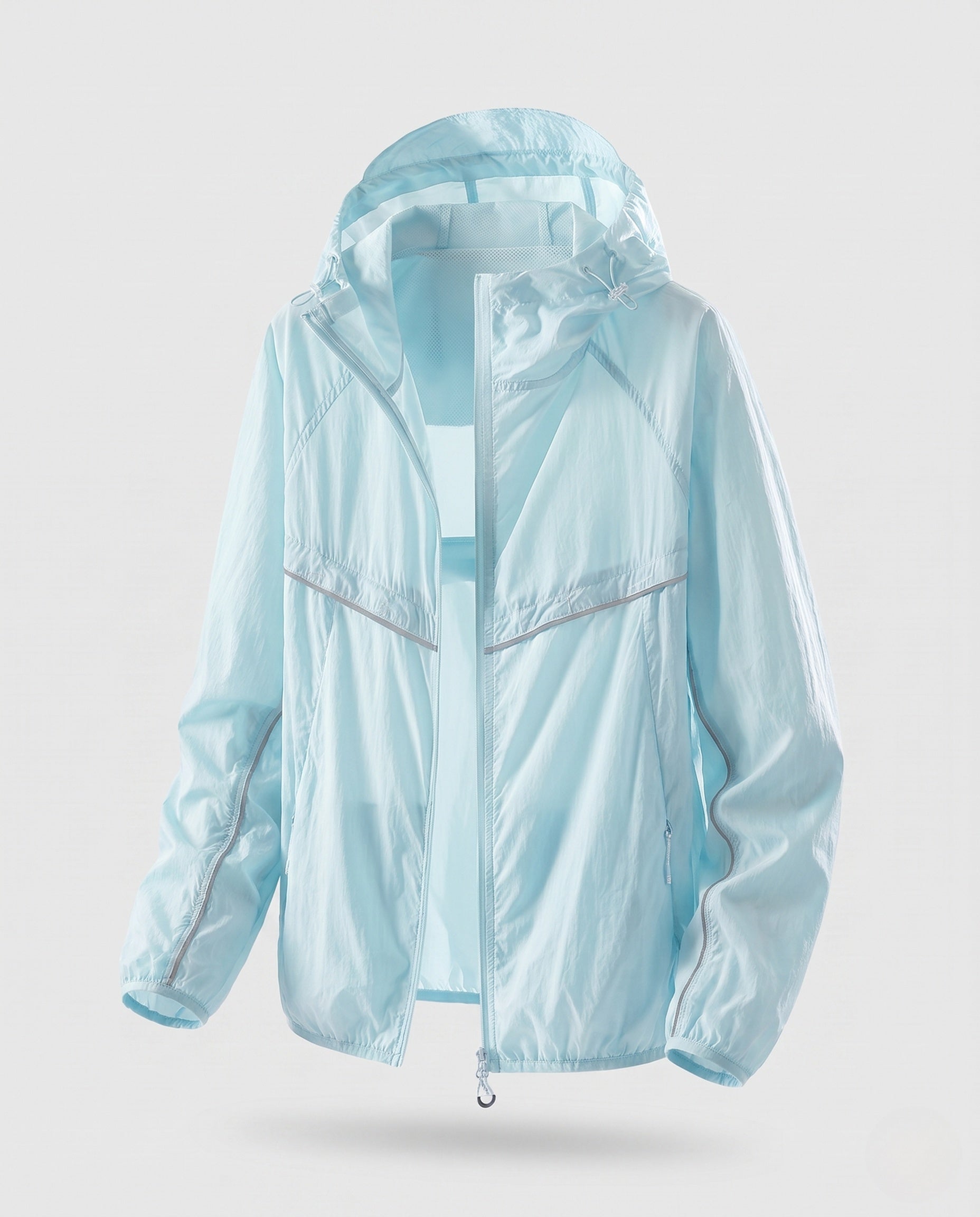 Women's Breathable UV Protection Jacket with Adjustable Hood