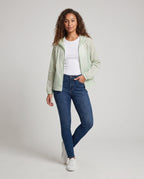 Women's Breathable UV Protection Jacket with Adjustable Hood - Front View