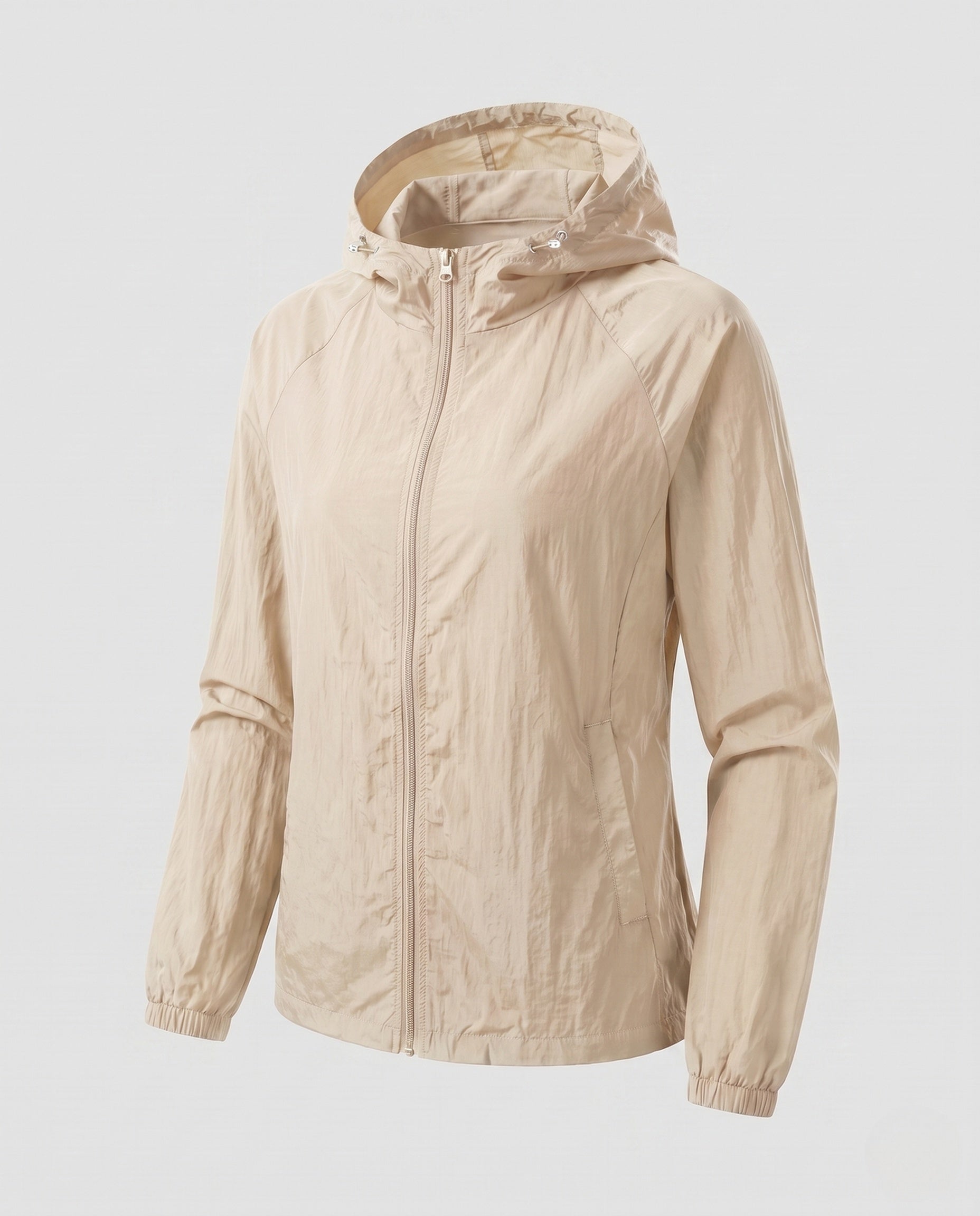 Women's Breathable UV Protection Jacket with Adjustable Hood