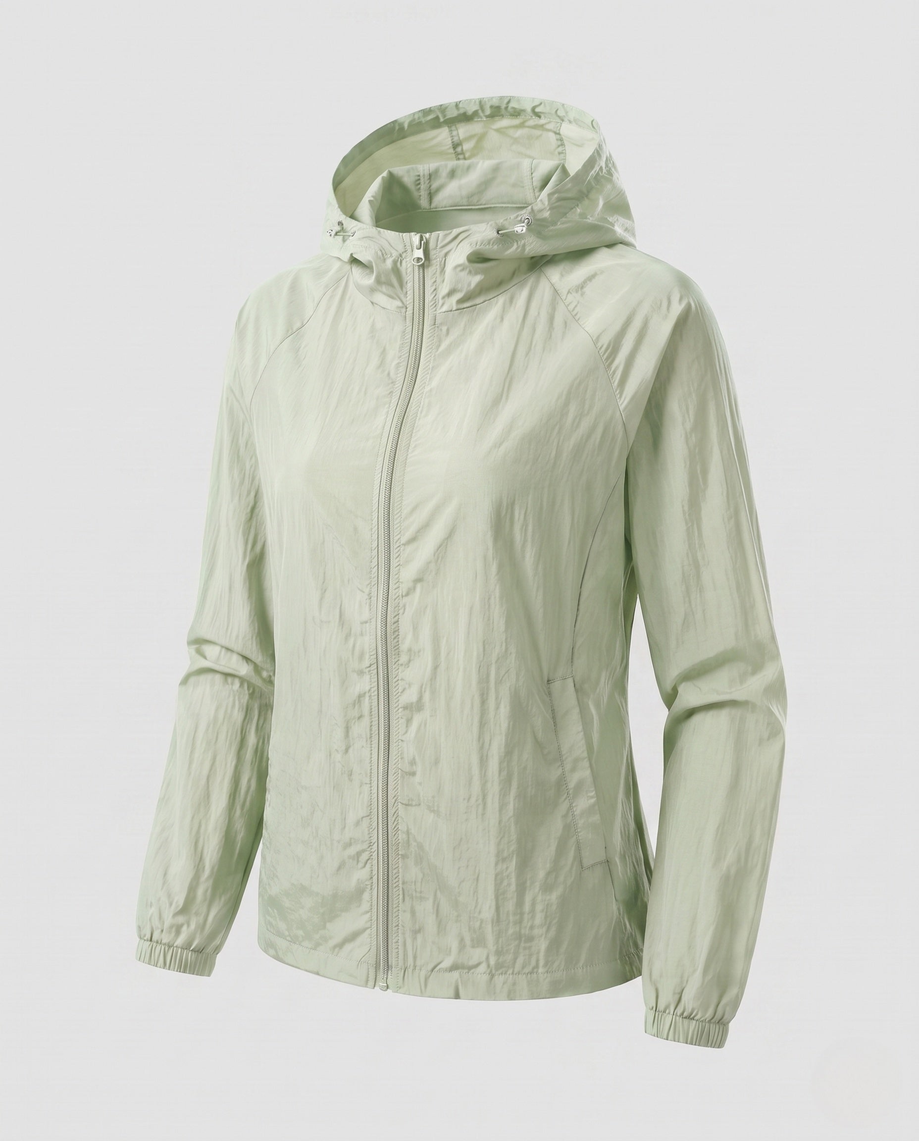 Women's Breathable UV Protection Jacket with Adjustable Hood