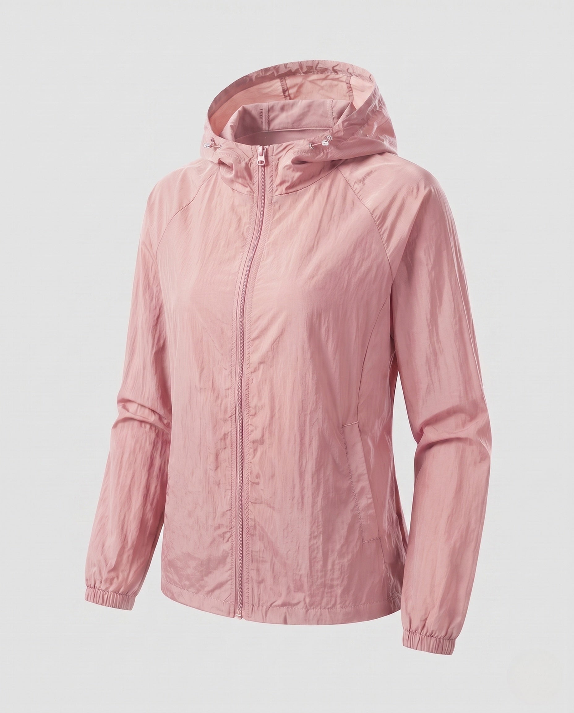 Women's Breathable UV Protection Jacket with Adjustable Hood