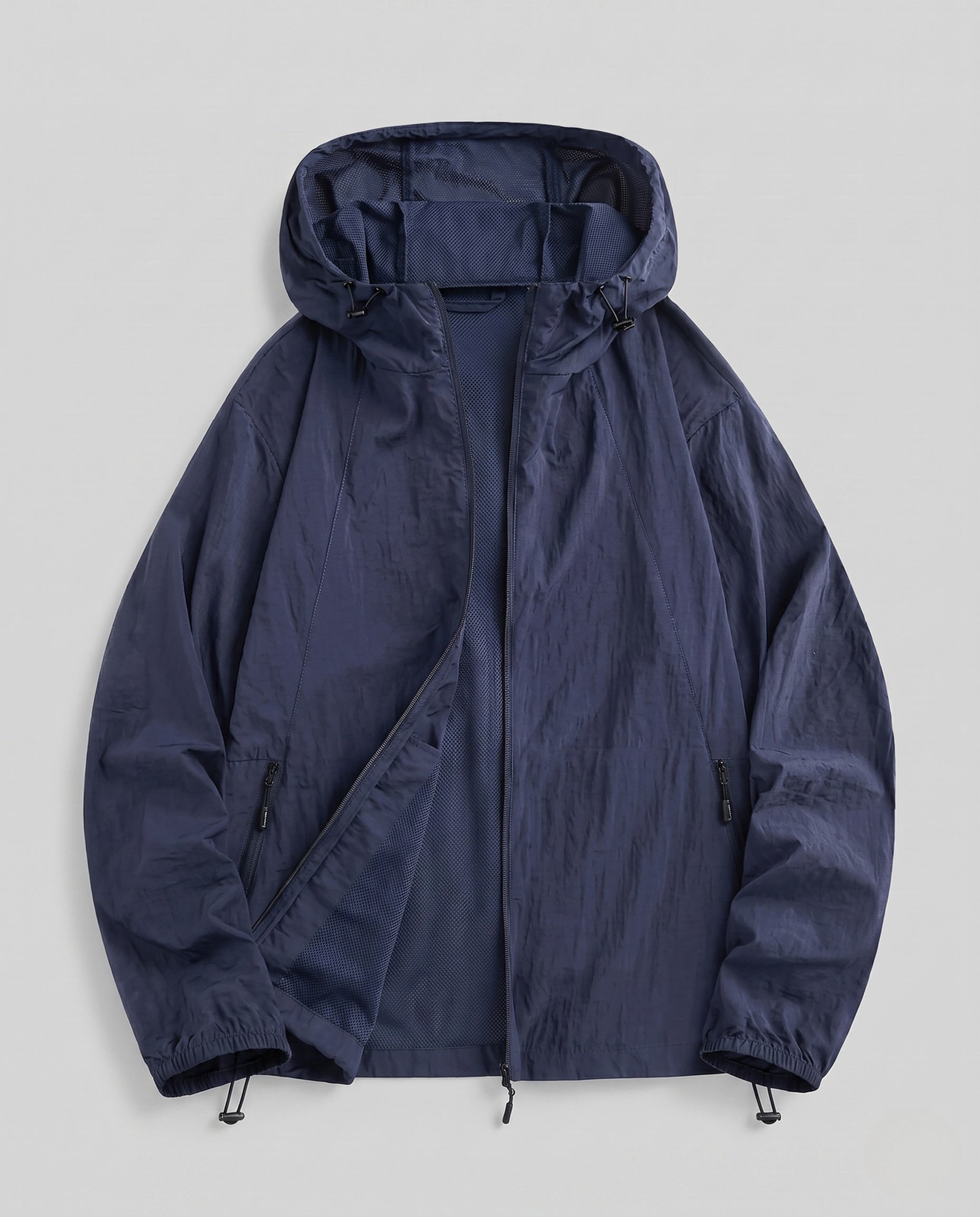 Women's Breathable Windbreaker Jacket with Adjustable Hood