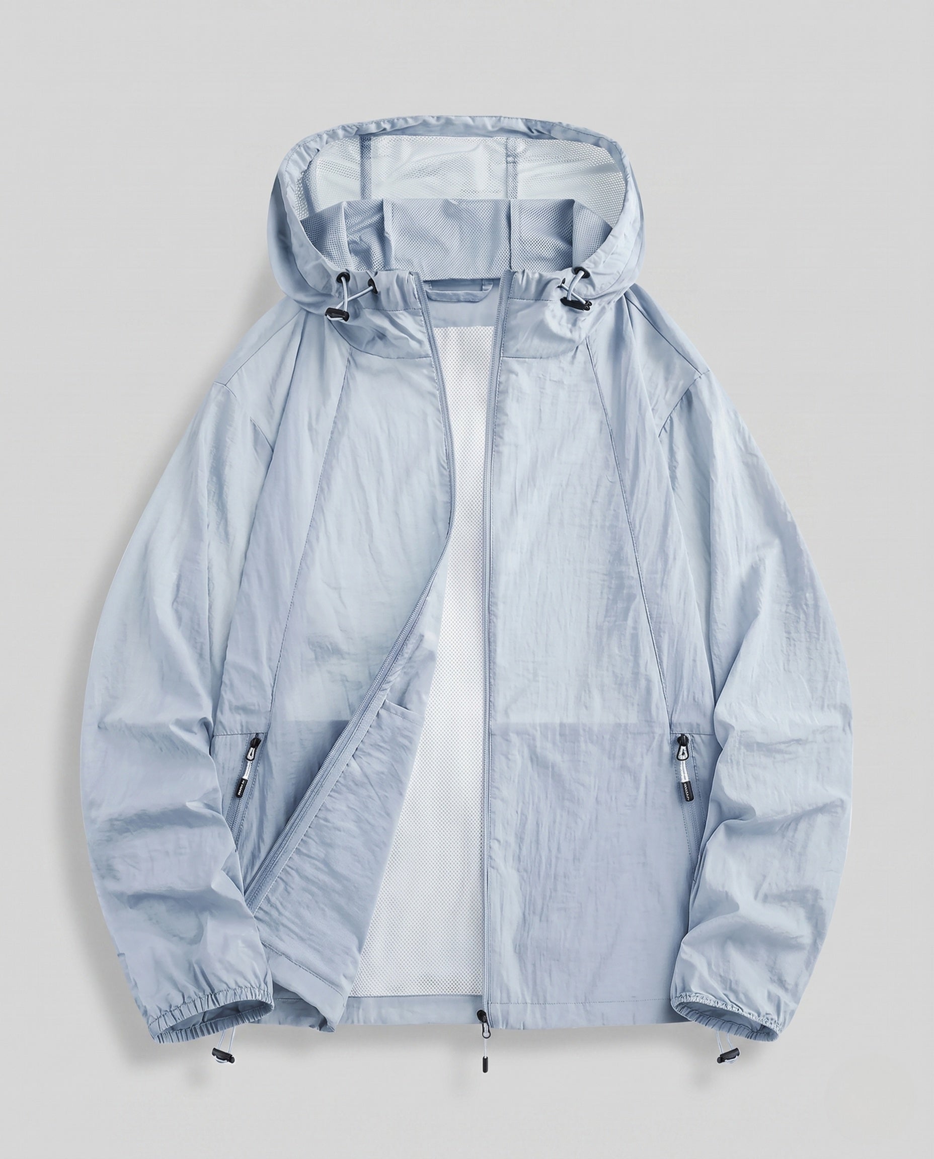 Women's Breathable Windbreaker Jacket with Adjustable Hood