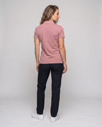 Women's Breathable Polo Shirt with Cooling Technology - Back View