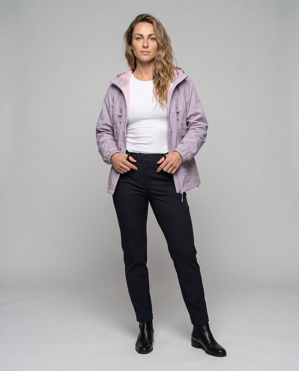 Women's Functional Lightweight Transitional Jacket - Front View
