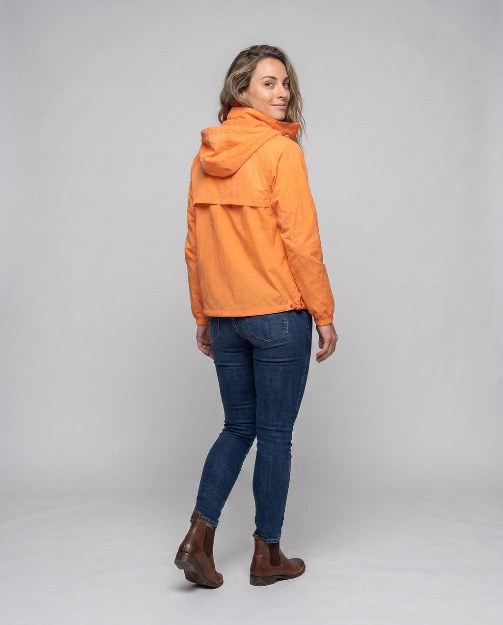 Women's Functional UV Protection Jacket with Breathable Design - Back View